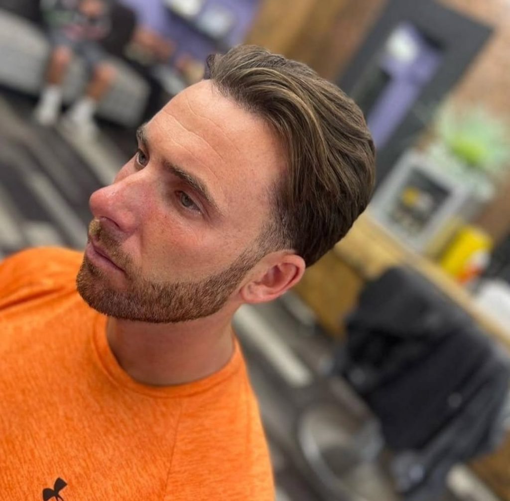 Man's haircut